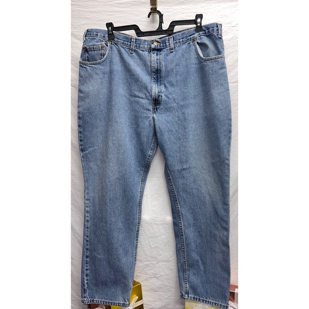 Mens Levis 550 Relaxed Fit Jeans Blue Denim 44x32 Pre-Owned
